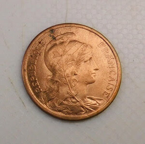 Pièce de 2 Centimes Daniel Dupuis1913 SUP EB91692