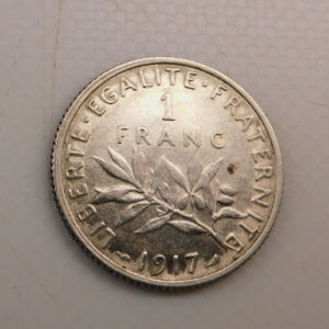 1 Franc Semeuse 1917 Argent EB91694