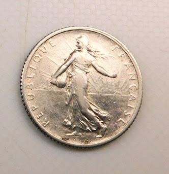 1 Franc Semeuse 1917 Argent EB91694 – Image 2