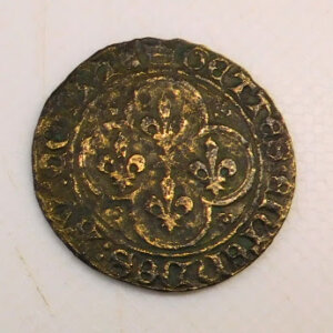 Jeton de compte à l’écu de France XVe siècle EBJ90097